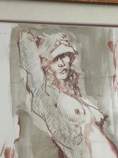 Figura di donna disegnata dall'artista MG, 1998