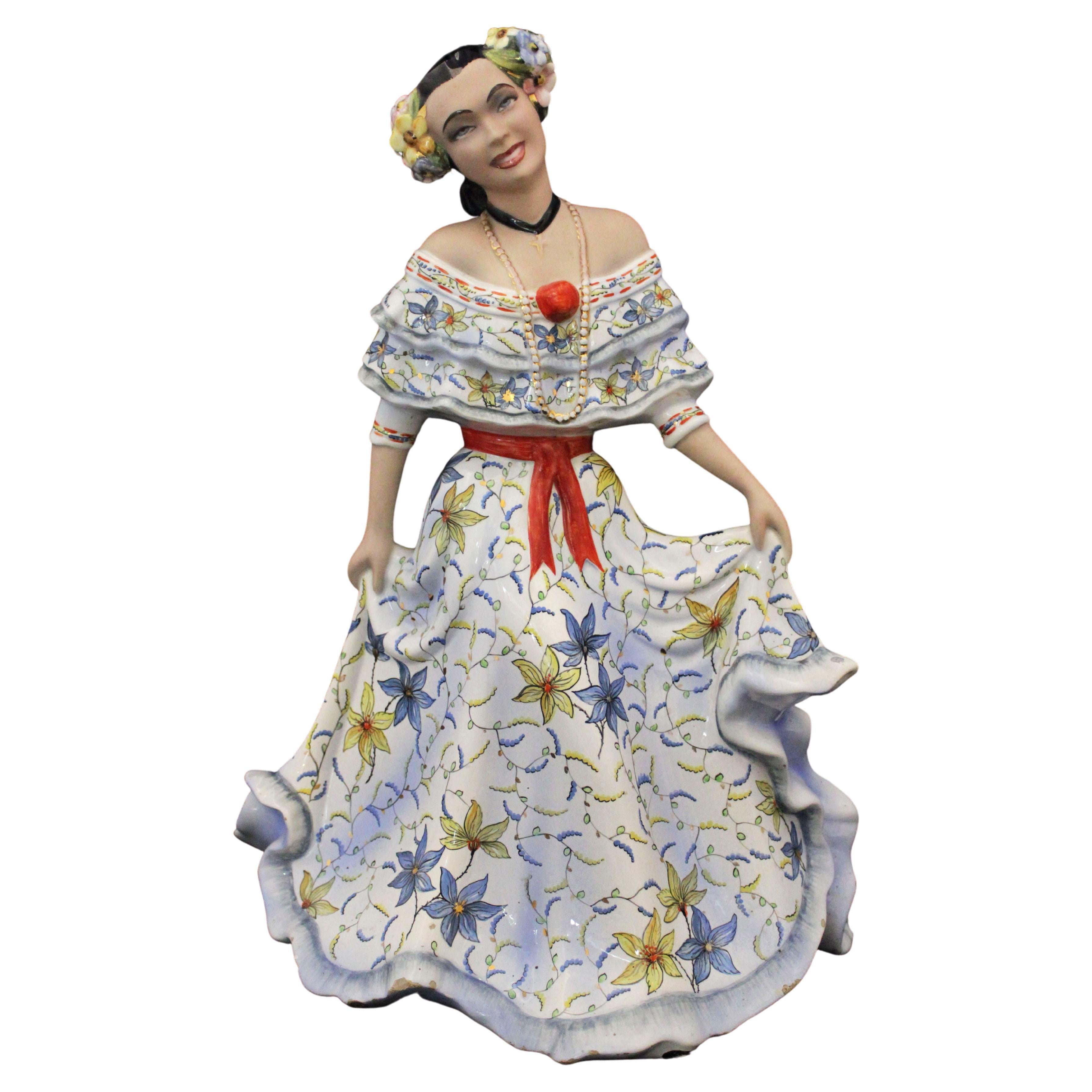 Woman Figure from TRE AAA Torino, 1940s For Sale