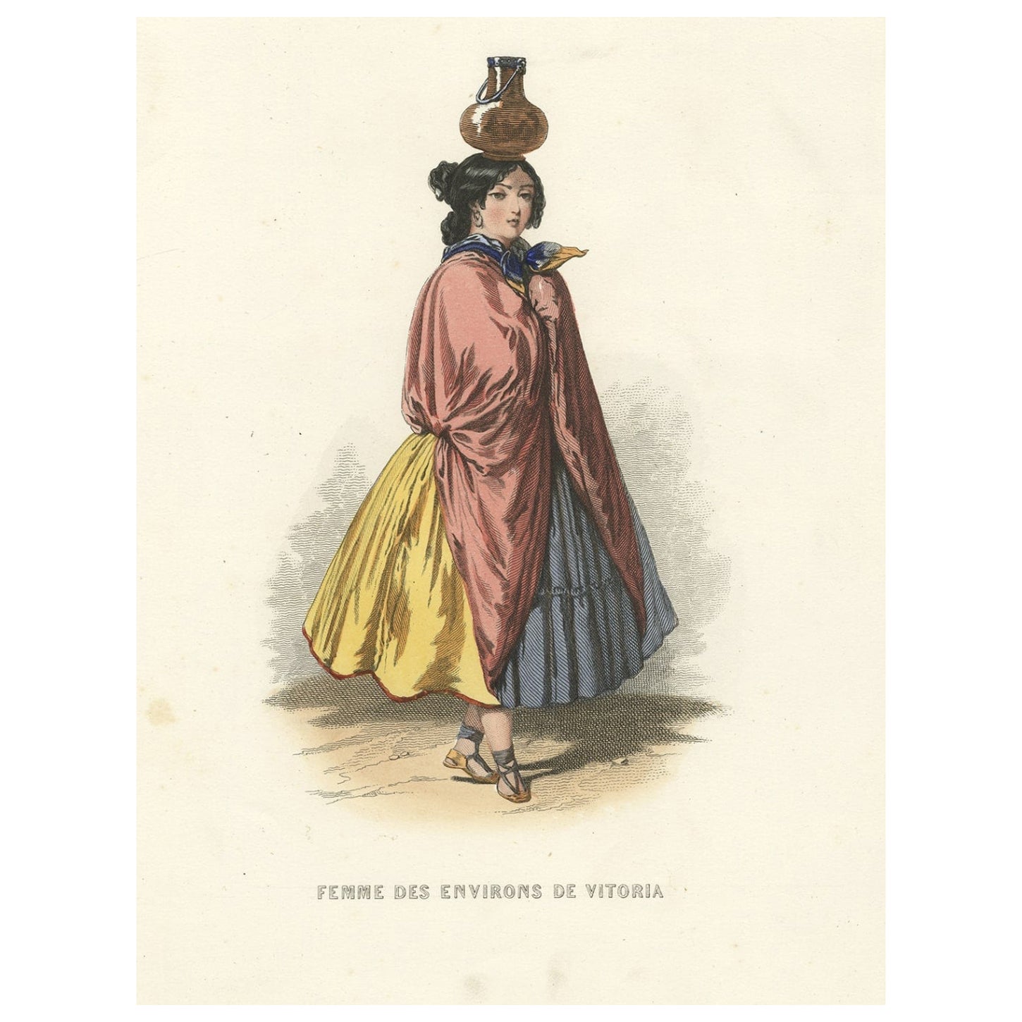 Femme de Vitoria, capitale du pays Basque espagnol et d'Alava