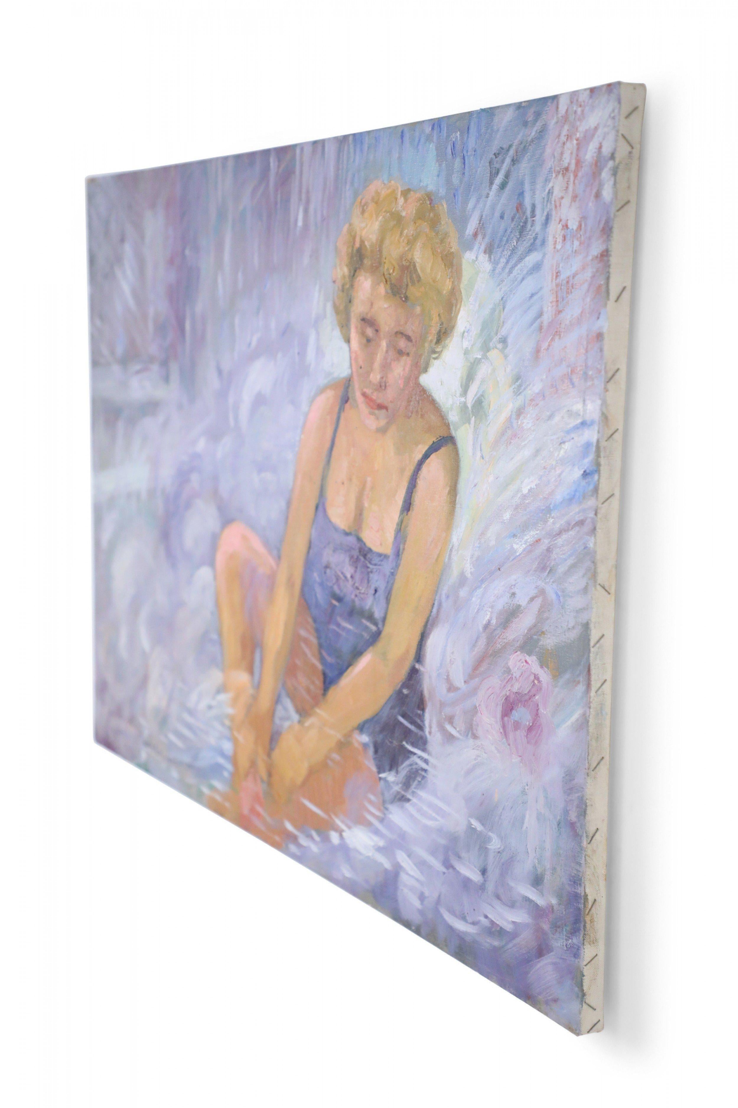 woman bathing painting