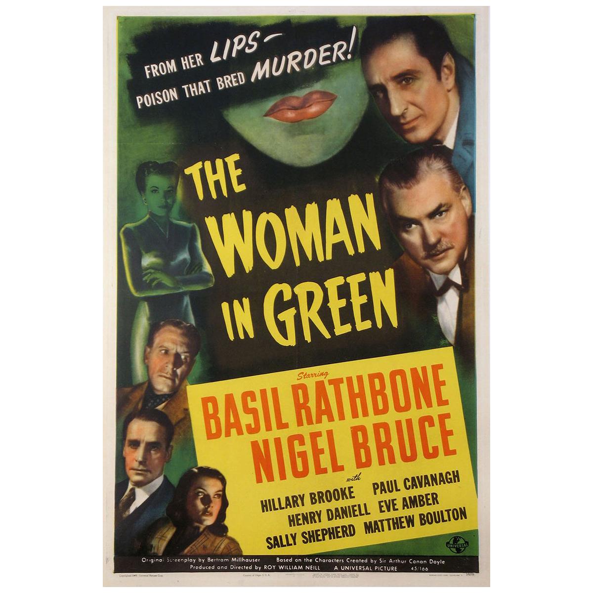 The Woman In Green, '1945' For Sale