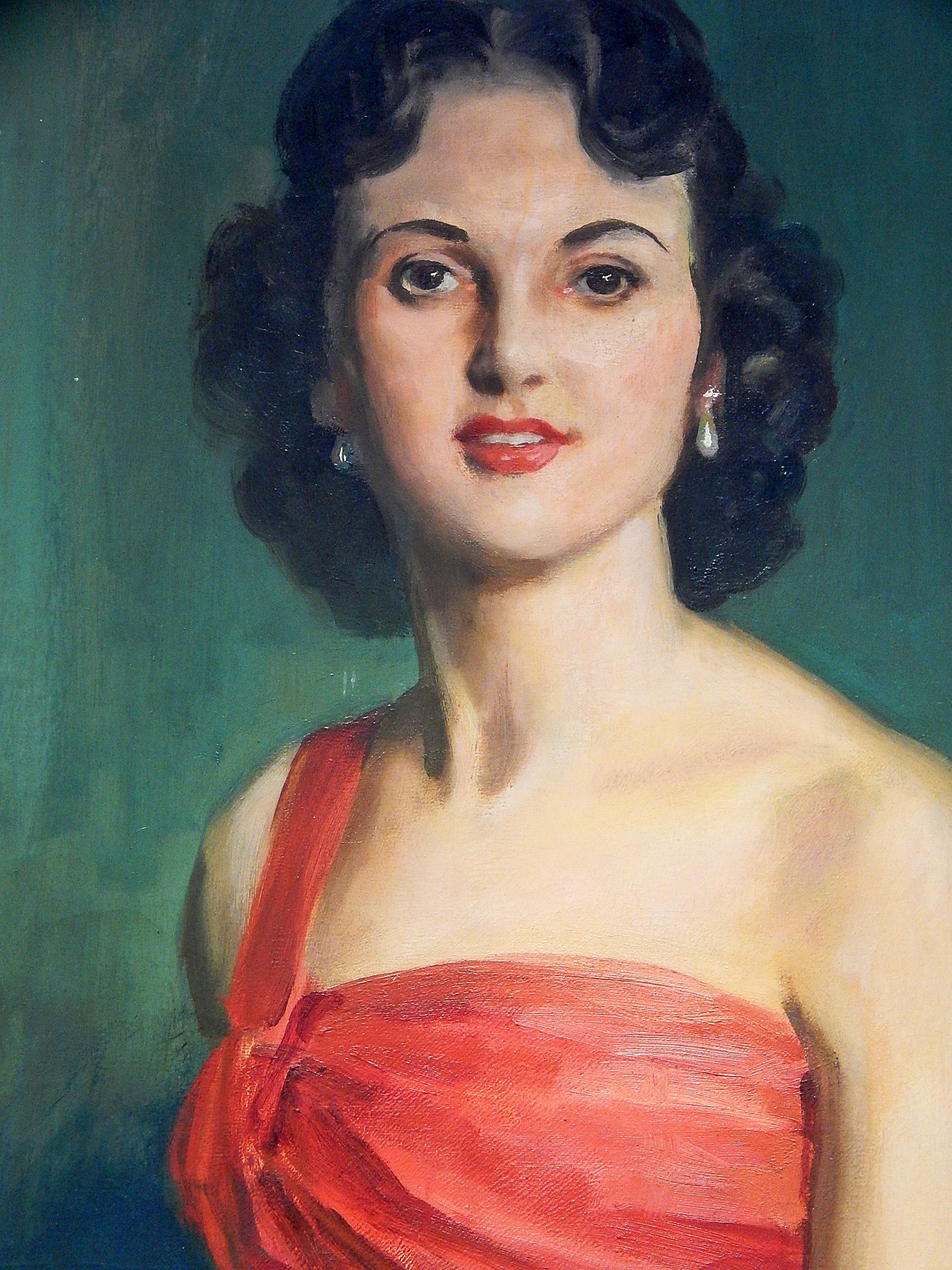 mid century portrait