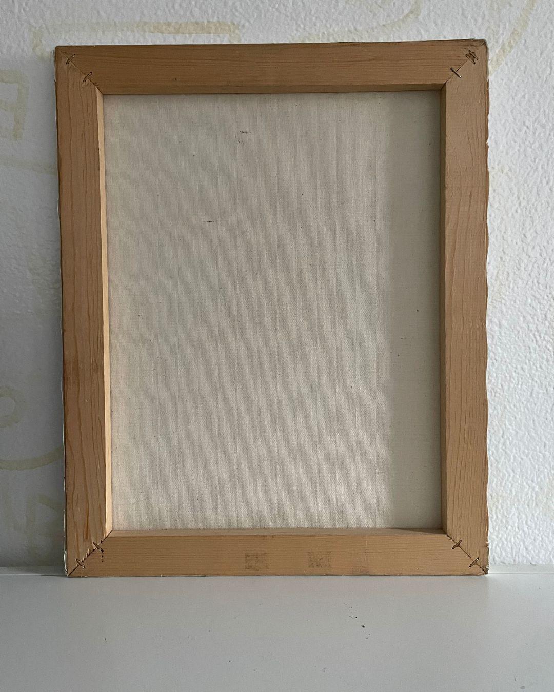 Pintura Mujer con vestido rojo Pintado a mano en venta