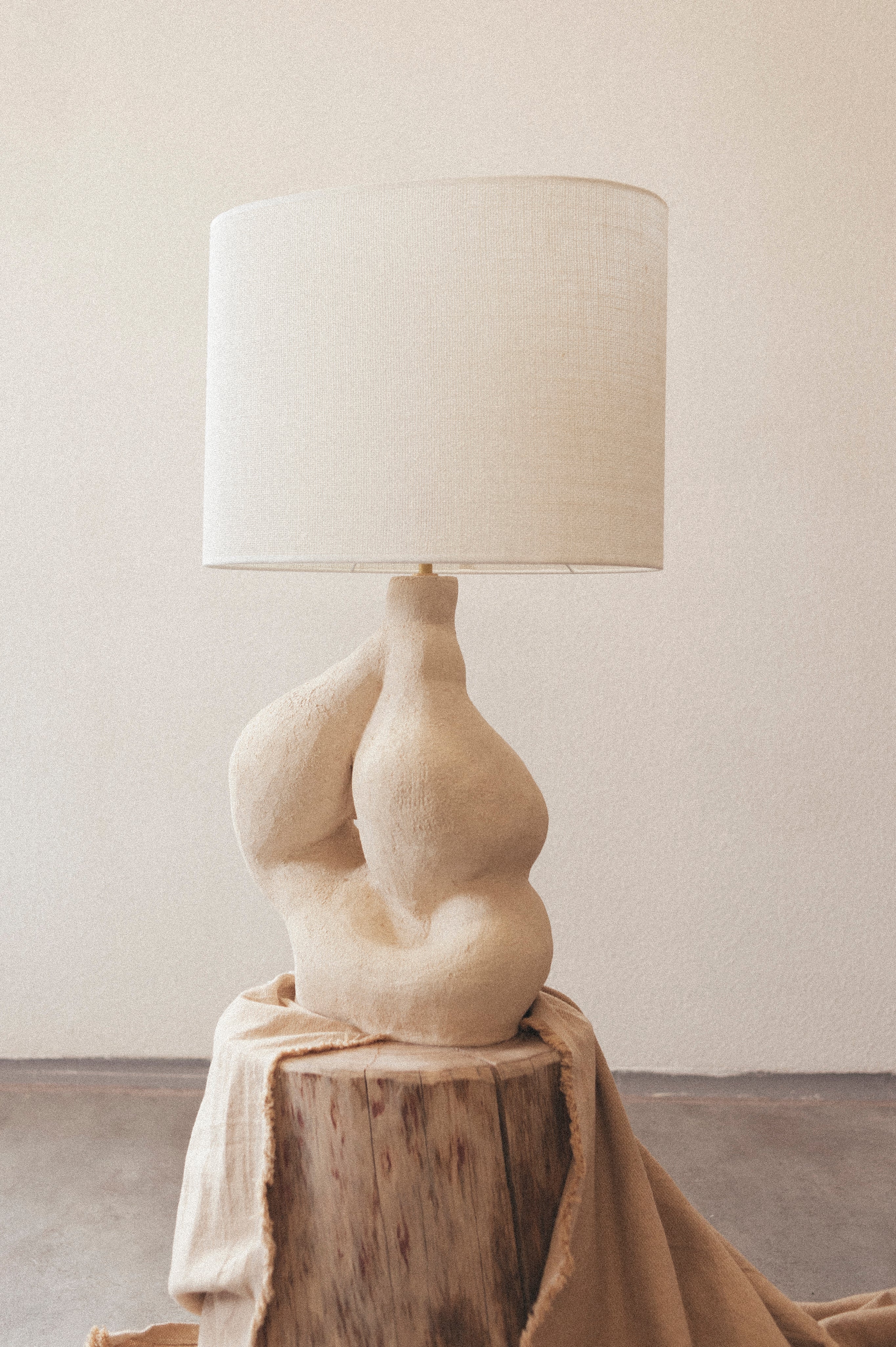Post-Modern Woman Lamp by MCB Ceramics For Sale