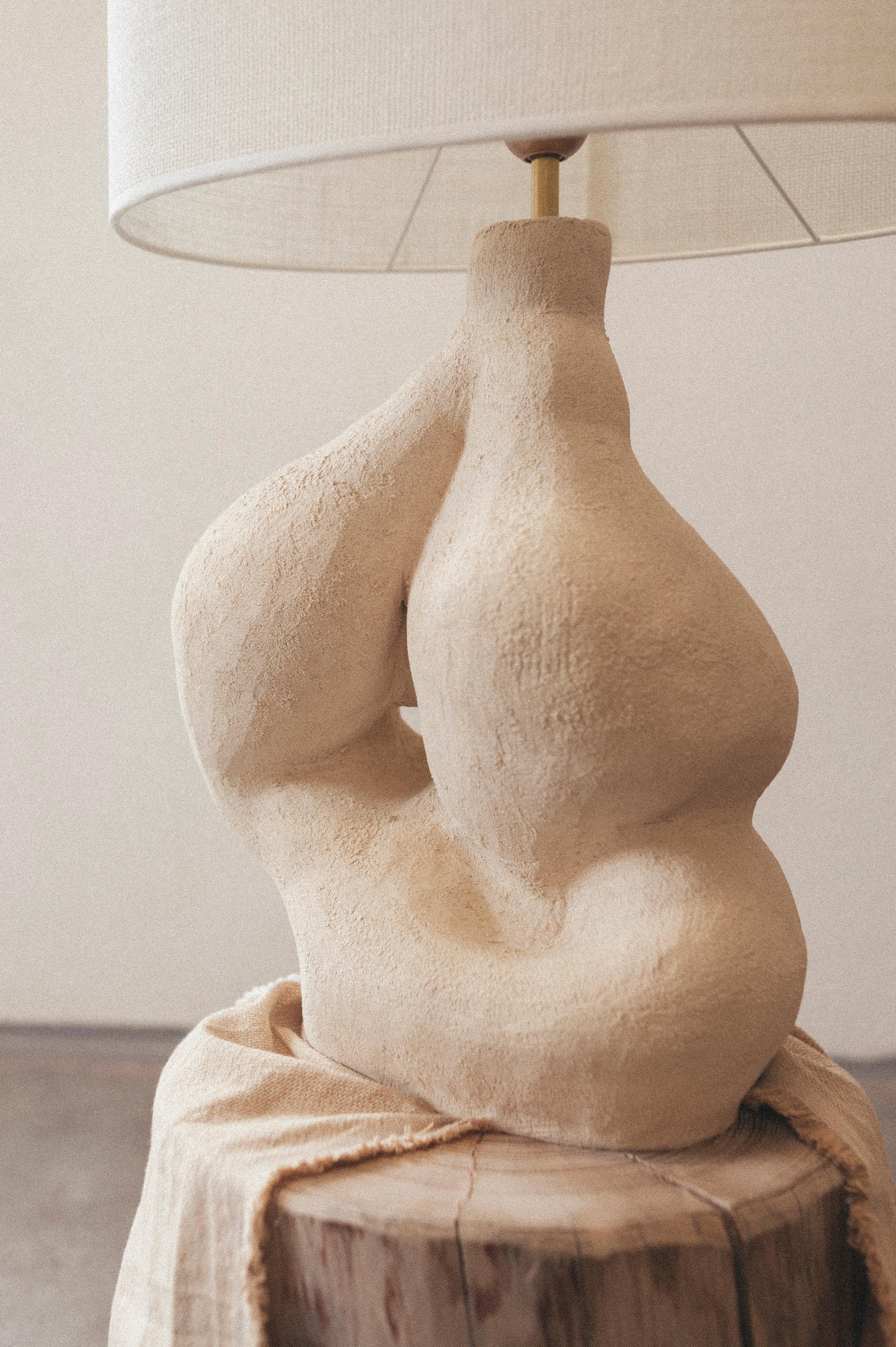 Woman Lamp by MCB Ceramics In New Condition For Sale In Geneve, CH