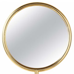 Woman Mirror in Gold Finish or Chrome Finish