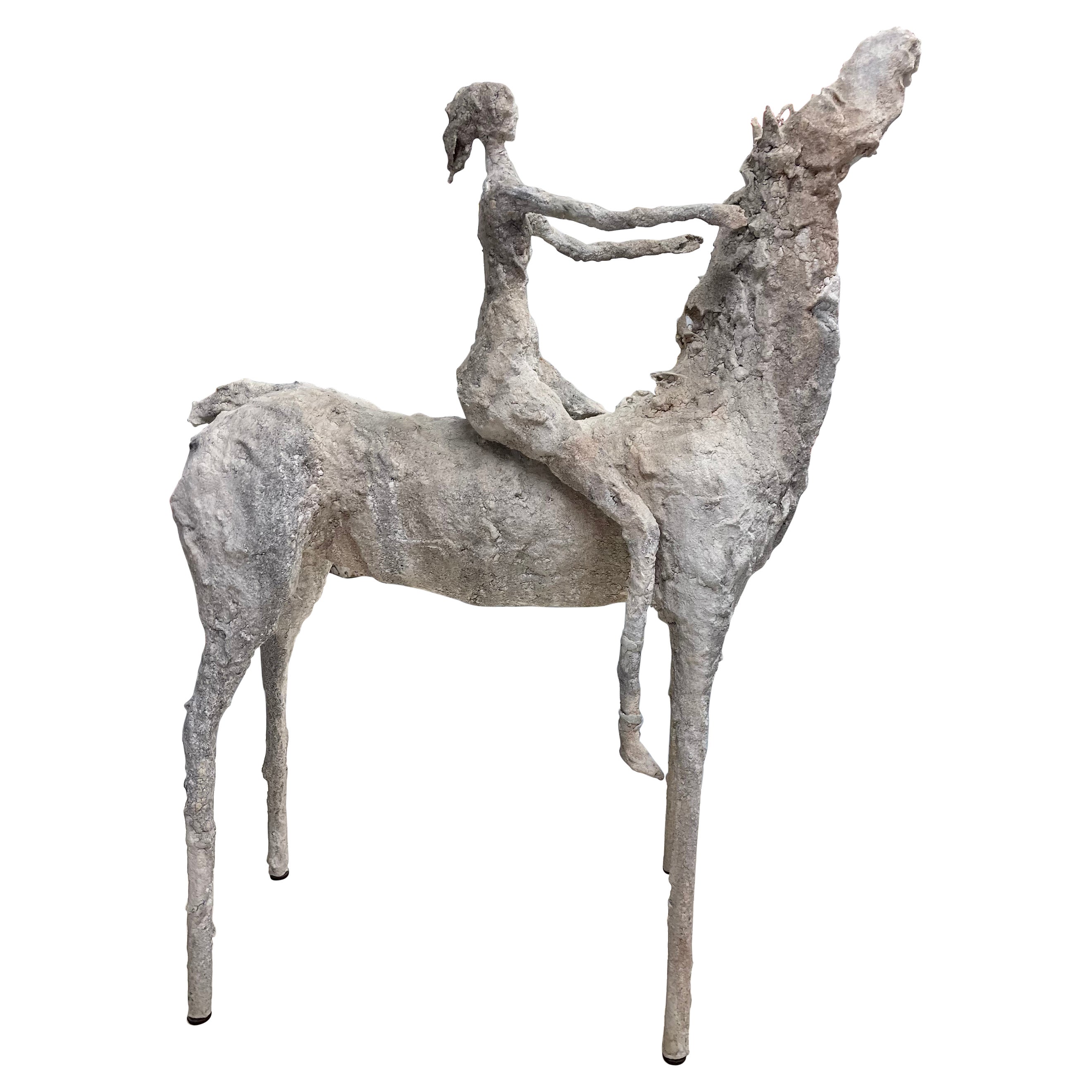 Mujer a caballo por O.V. Taylor