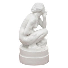 Woman Porcelain Figurine, Poland, 1980