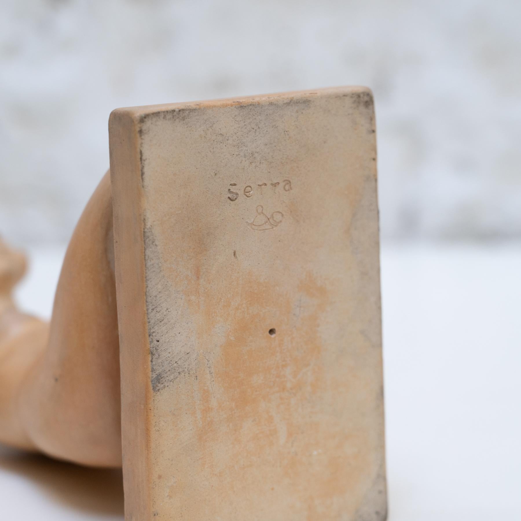 Woman Sculpture Signed 