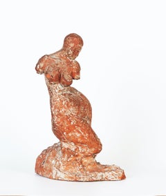 Woman, Terracotta Sculpture, Late 20th Century