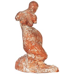 Woman, Terracotta Sculpture, Late 20th Century