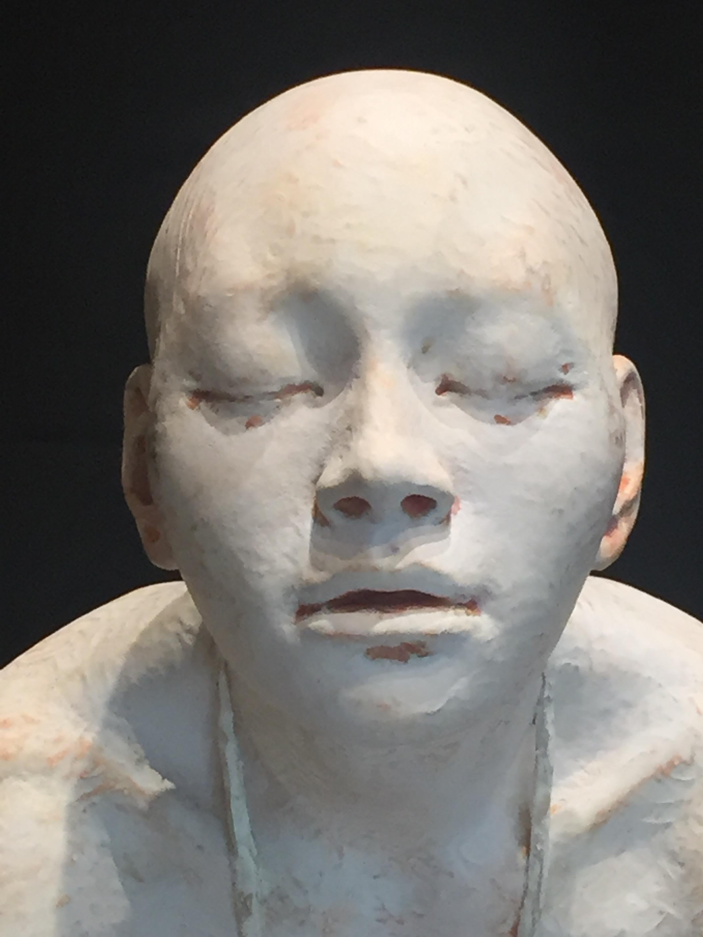 Peint Chie Shimizu, Femme avec une offre, Sculpture détachable, Ltd. Edition 2/5, 2009