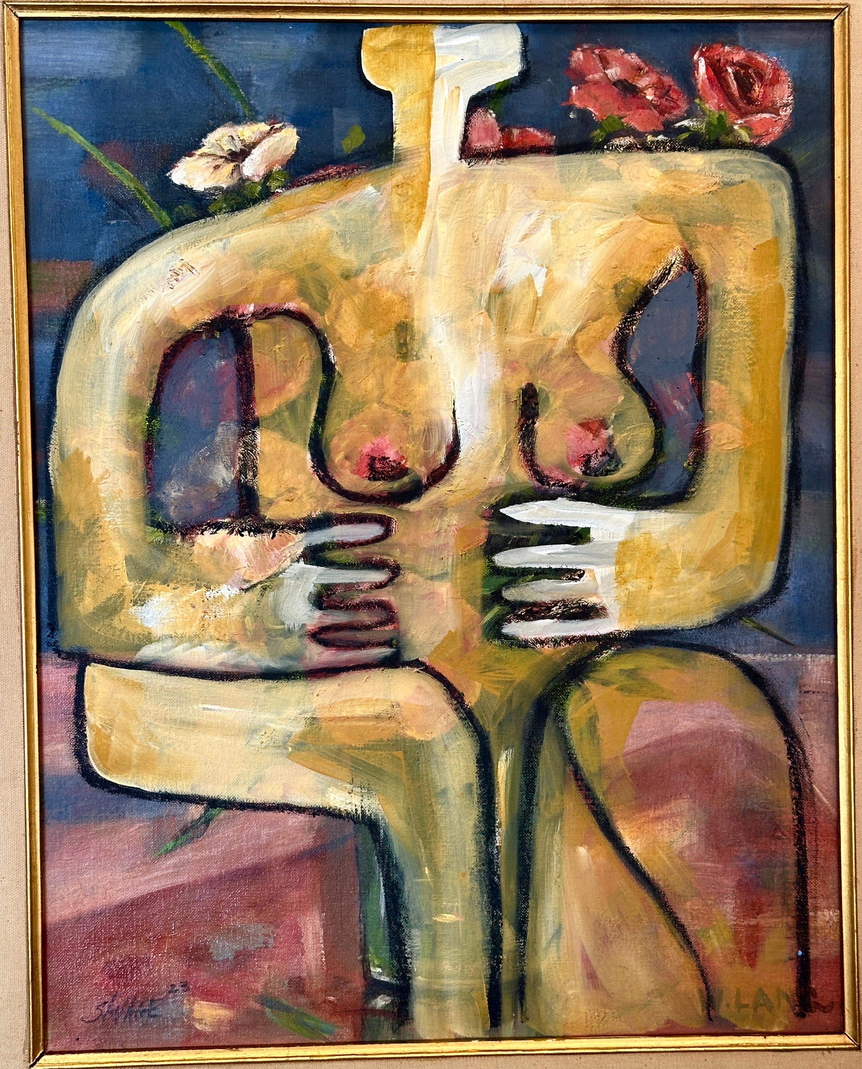 Un grande dipinto del noto artista di Palm Springs Shawn Savage, purtroppo scomparso improvvisamente qualche mese fa. Siamo riusciti ad acquistare alcune sue opere che aveva esposto nella sua casa. Questo 