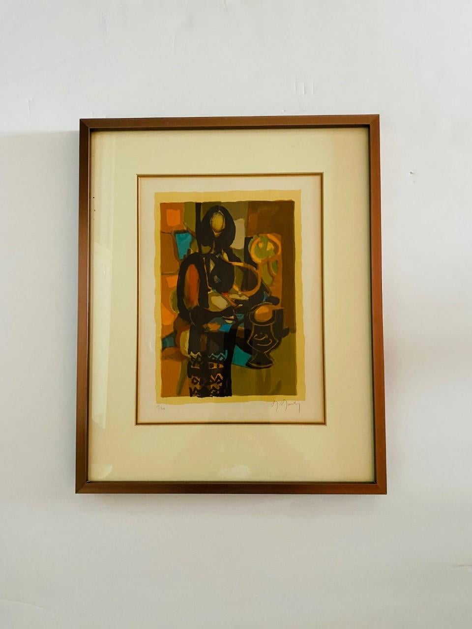 
Impressive artist, Last Living Student of Picasso & Lipchitz. Marcel Mouly, born in Paris in 1918, is heavily influenced by the work of Picasso, Matisse, and Braque. He studied painting at the French Academies and later became the protogé of the