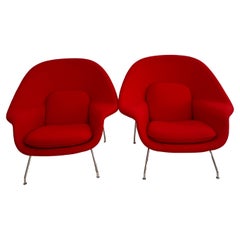 Womb Armchairs attributed to Eero Saarinen, Set of 2