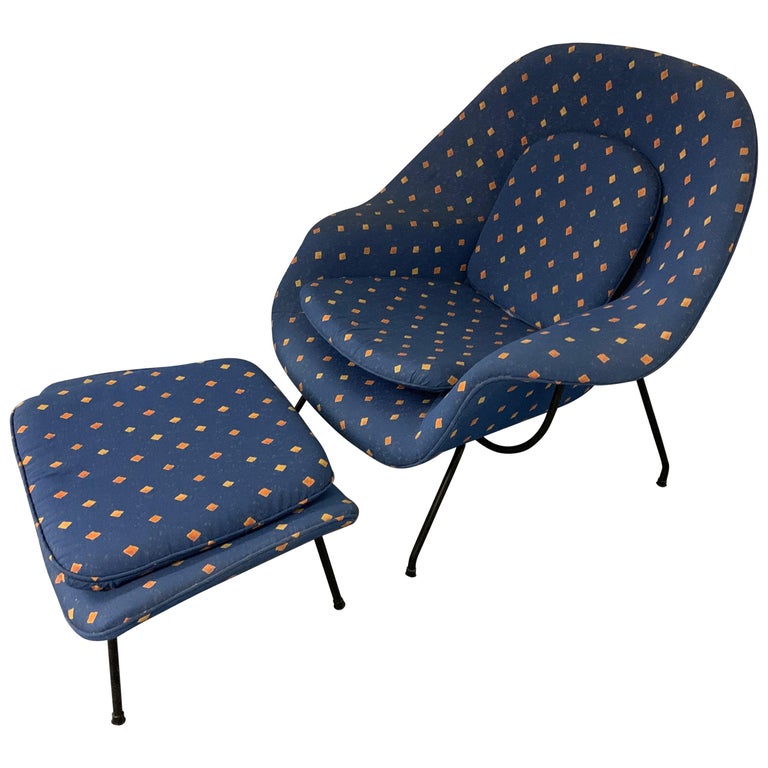 Womb Chair and Ottoman by Eero Saarinen for Knoll at 1stdibs