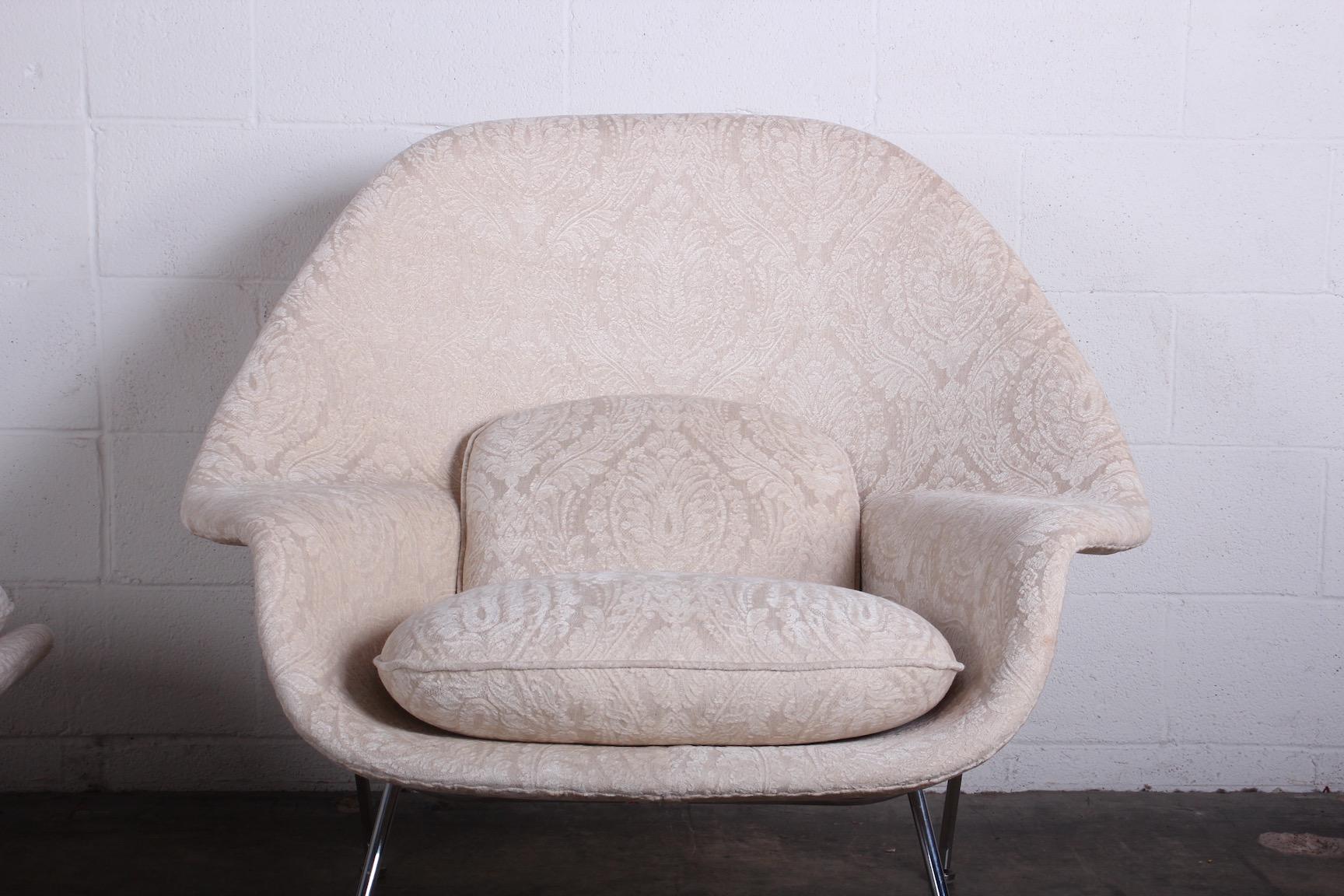 Chaise et pouf Womb d'Eero Saarinen pour Knoll  en vente 4