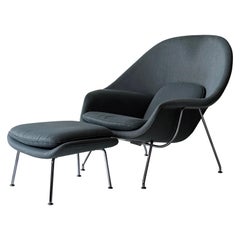 Womb Chair + Ottoman by Eero Saarinen for Knoll