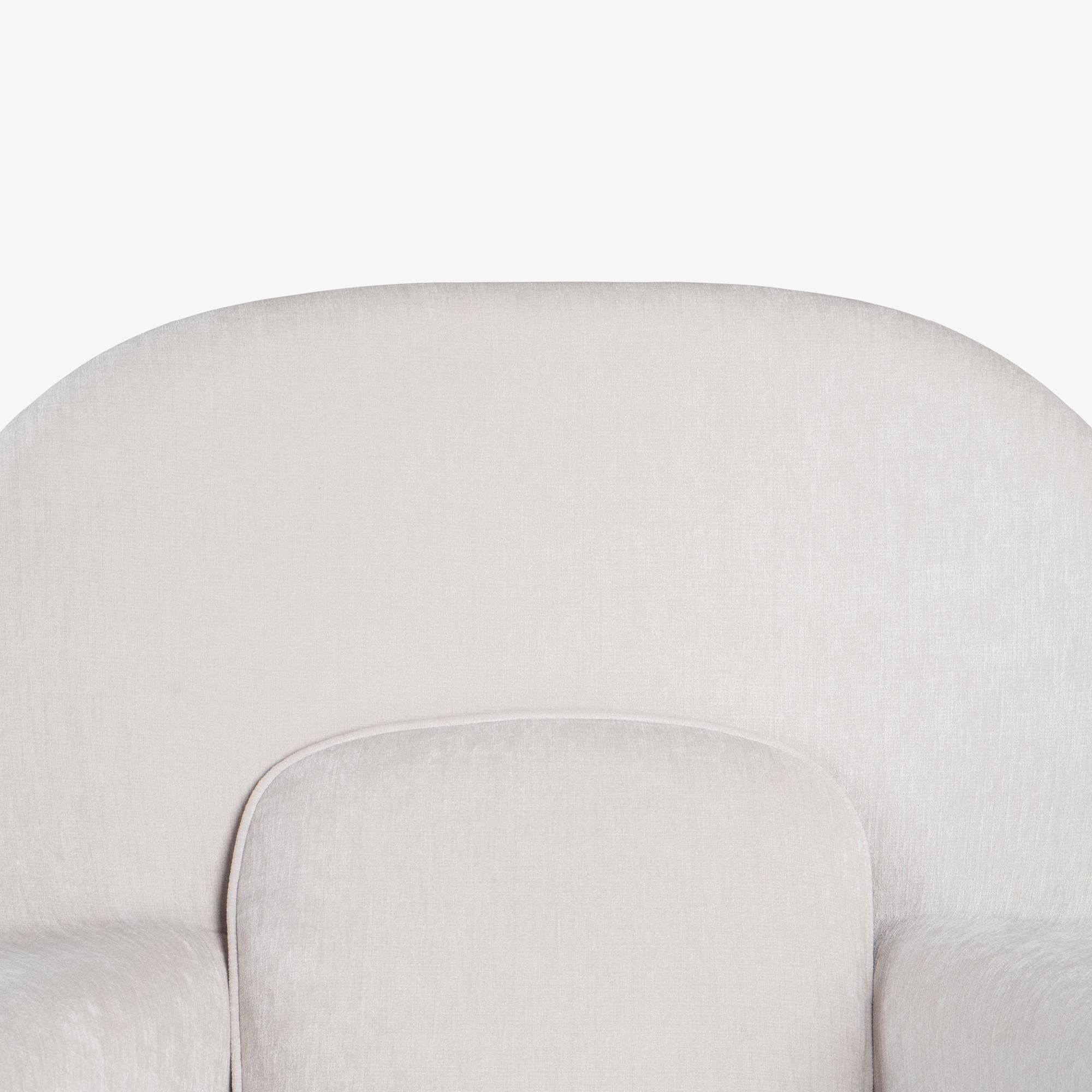 Sedia e ottomana Womb in ciniglia grigio performance di Eero Saarinen per Knoll in vendita 4