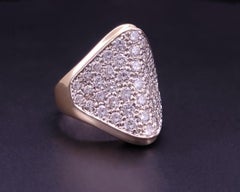 Women 14K Yellow Gold Diamond Ring