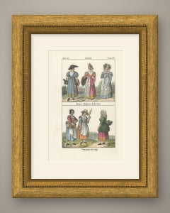 Women and a Lady of Florence with Venetian Women of the People, 1842