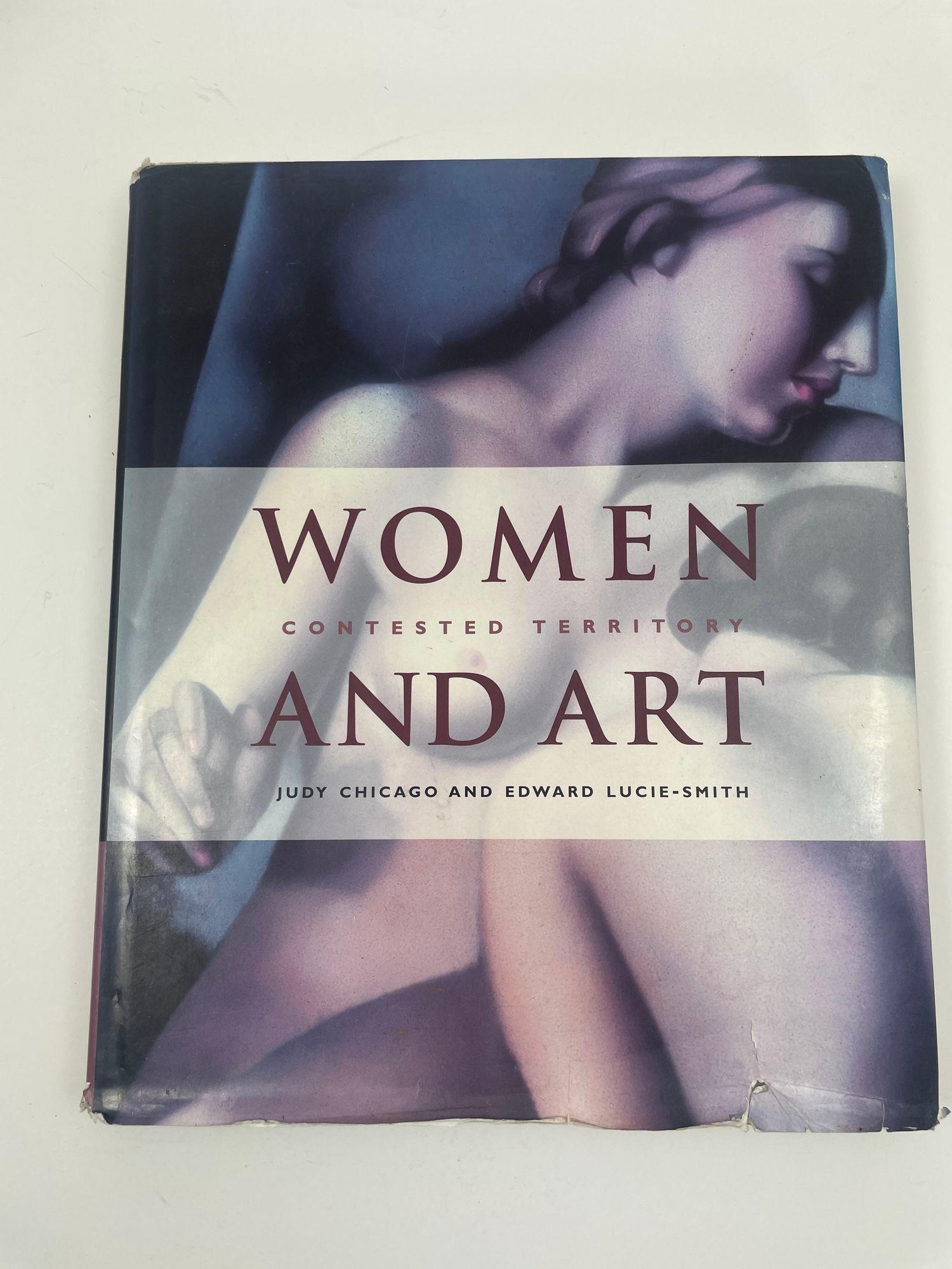 Women And Art Contested Territory by Judy Chicago and Edward Lucie-Smith Hardcover Book.
Published: Watson-Guptill.
Publications, New York.
1999, First Edition First Printing.
This hardcover book measures 9 1/4