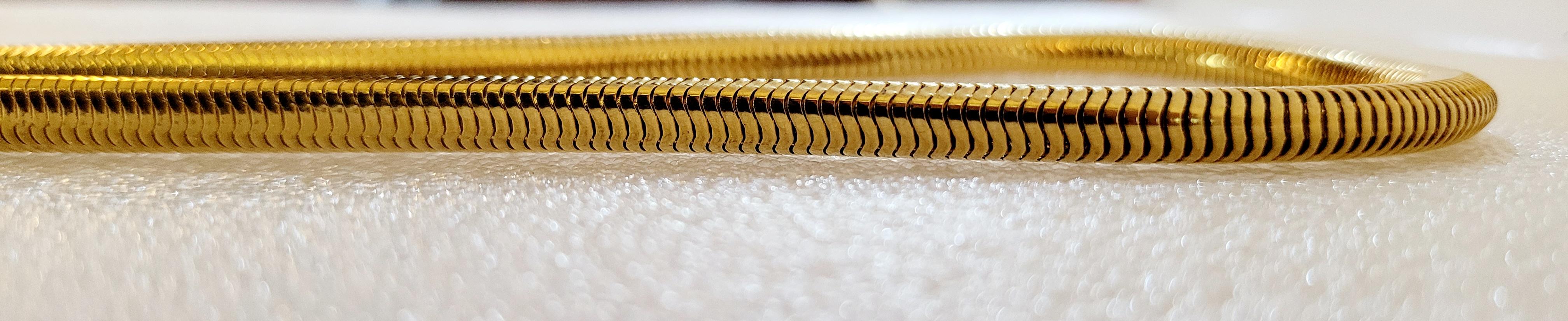 Women Chanel Chain in Sterling Silver & Gold Plated 30'' 1