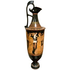 Contemporary Women in the Market Decorative Urn Pitcher