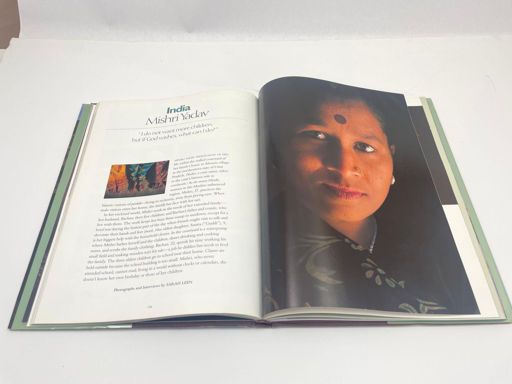20th Century Women In the Material World by Faith D' Aluiso and Peter Menzel Hardcover Book For Sale