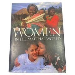 Vintage Women In the Material World by Faith D' Aluiso and Peter Menzel Hardcover Book