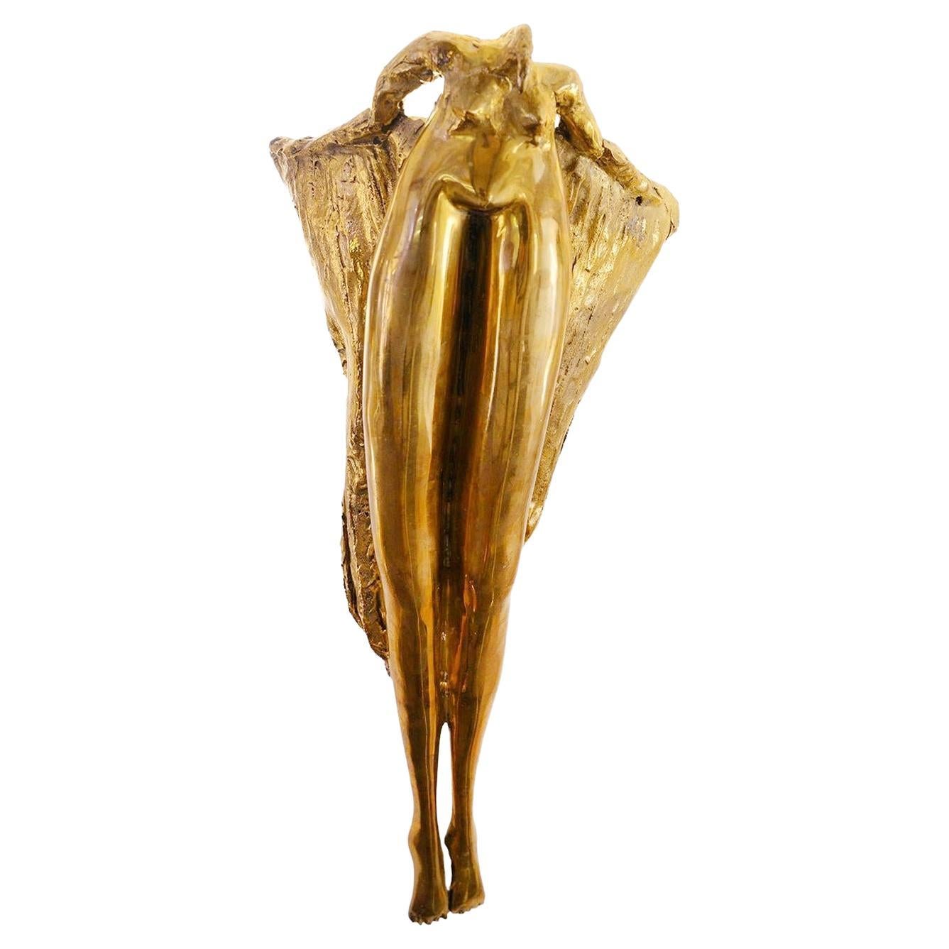 Legs Bronze Wall Lamp For Sale