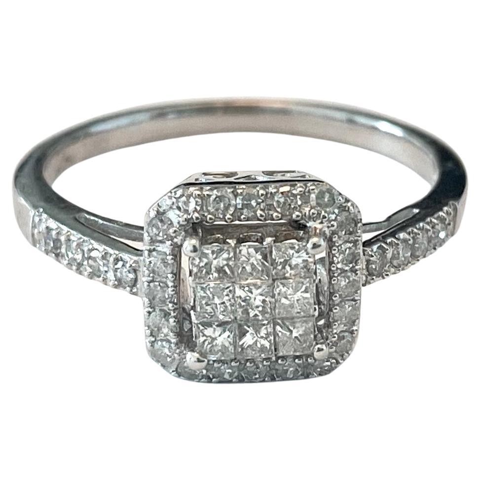 Womens 0.75ct Diamond & Gold Ring, Vintage Piece