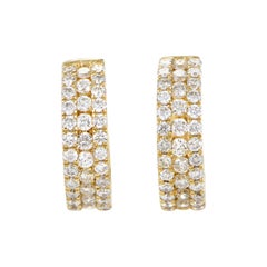 Women
s 14 Karat Yellow Gold Diamond Pave Hoop Earrings AER-9840YWD Women
s 14 Karat Yellow Gold Diamond Pave Hoop Earrings AER-9840YWD
