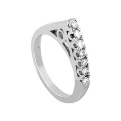 Women
s 18 Karat White Gold Diamond Ring MFC18-050615W