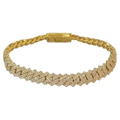 Women's Cuban Link Bracelet in 10k Yellow Gold