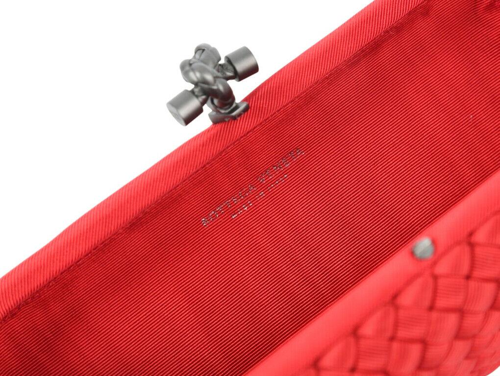 Women's WOMENS DESIGNER Bottega Veneta Intrecciato Knot Clutch Bag