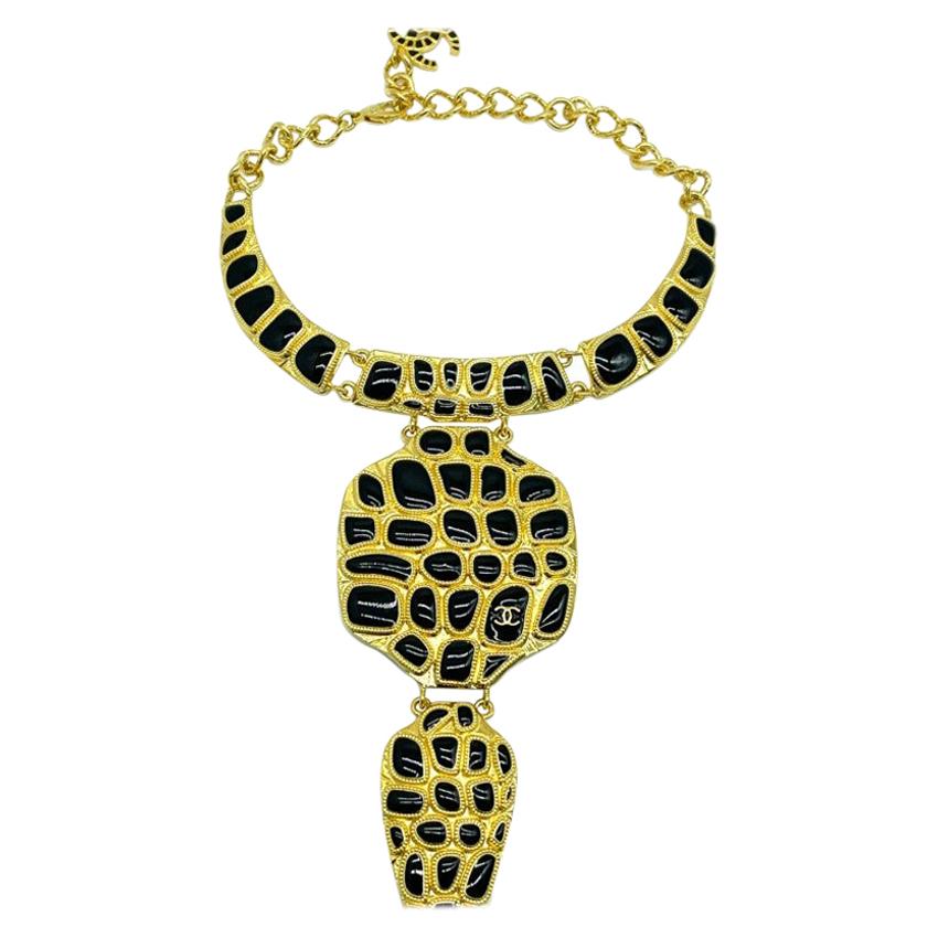 Chanel Along the Nile CC Pendant Necklace