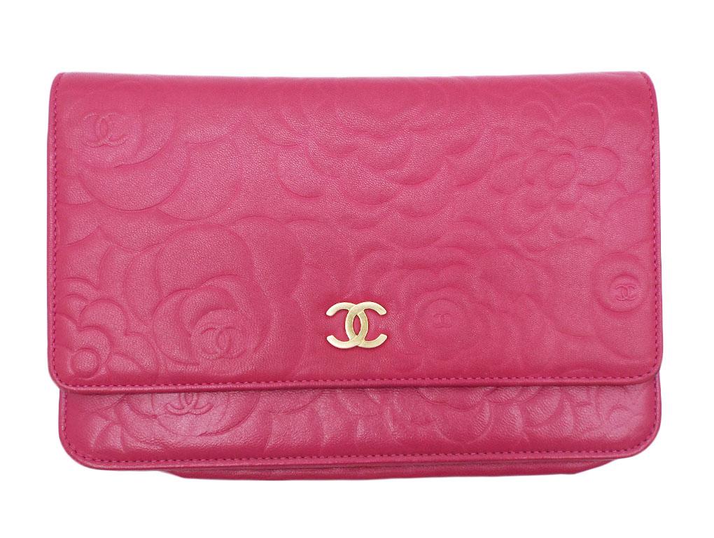 WOMENS DESIGNER Chanel Camelia Wallet On Chain For Sale 5