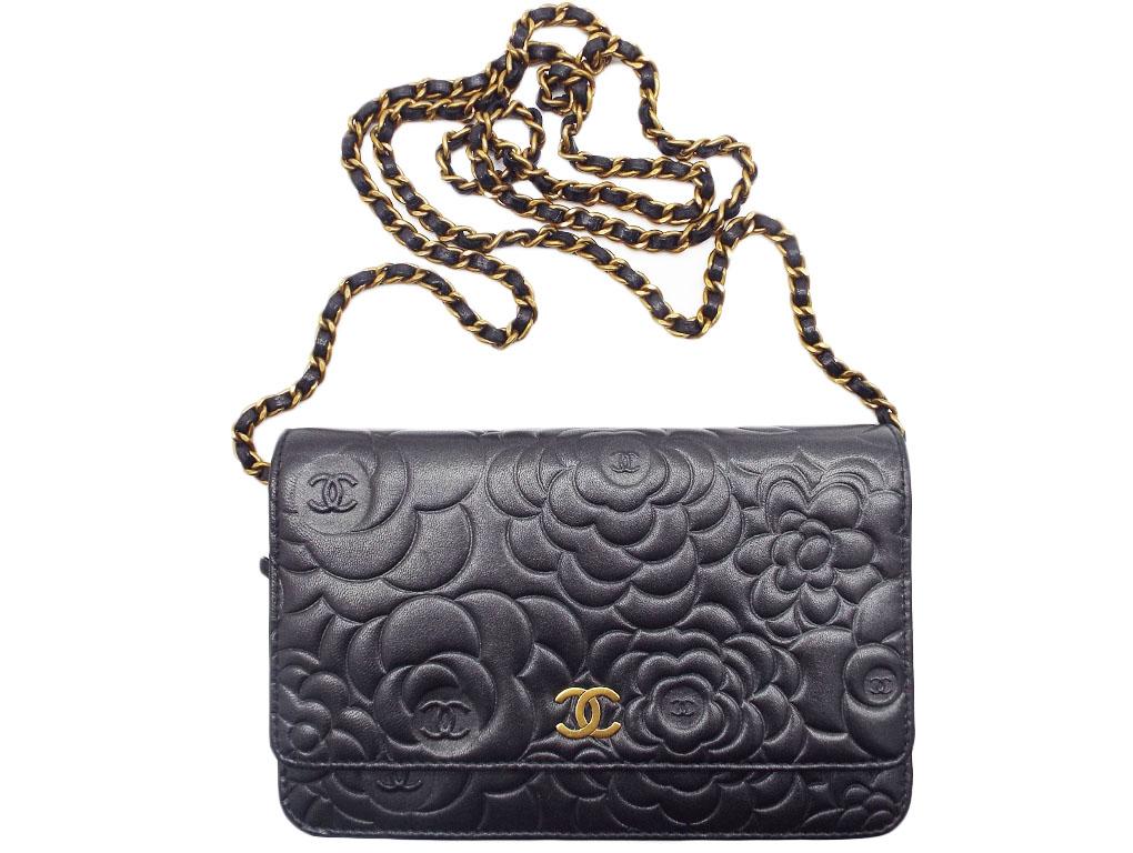 WOMENS DESIGNER Chanel Camelia Wallet On Chain For Sale 6