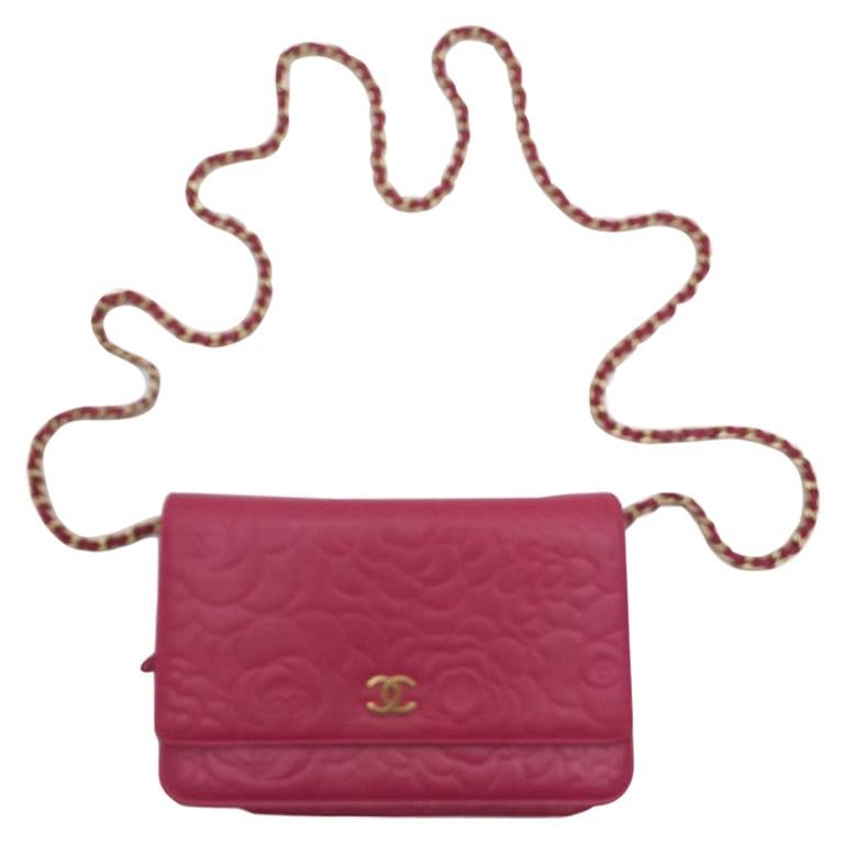 WOMENS DESIGNER Chanel Camelia Wallet On Chain For Sale