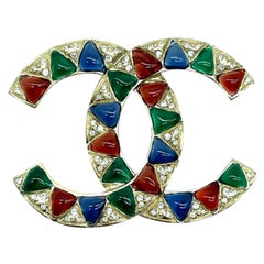 Womens Designer CHANEL CC Brooch