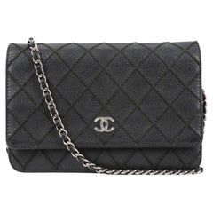 WOMENS DESIGNER Chanel Diamond Stitch Wallet On Chain