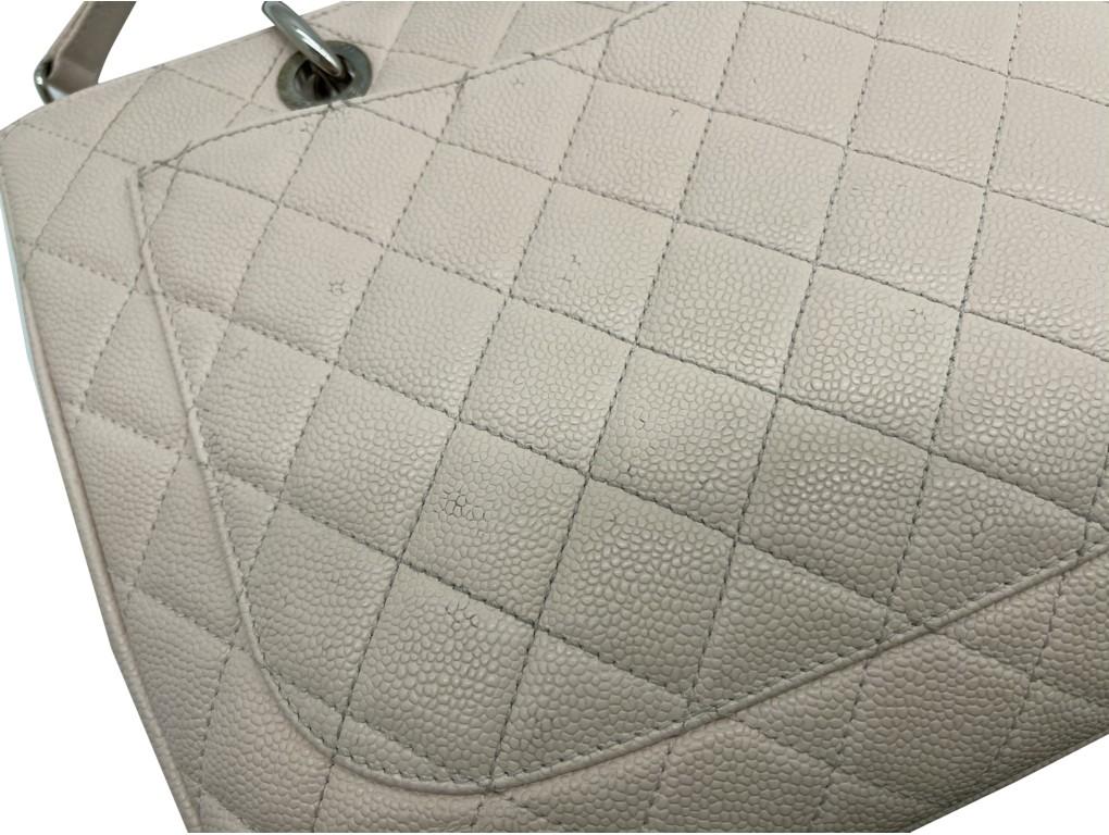 Gray WOMENS DESIGNER Chanel Grand Shopper Tote GST Bag For Sale