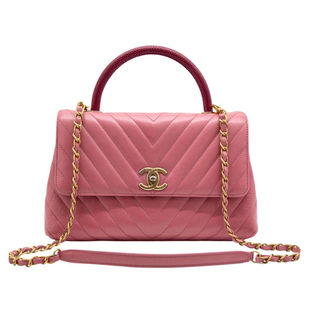 Chanel Boy Small Lambskin Le 9617ct13 Hot Pink Leather Shoulder Bag For