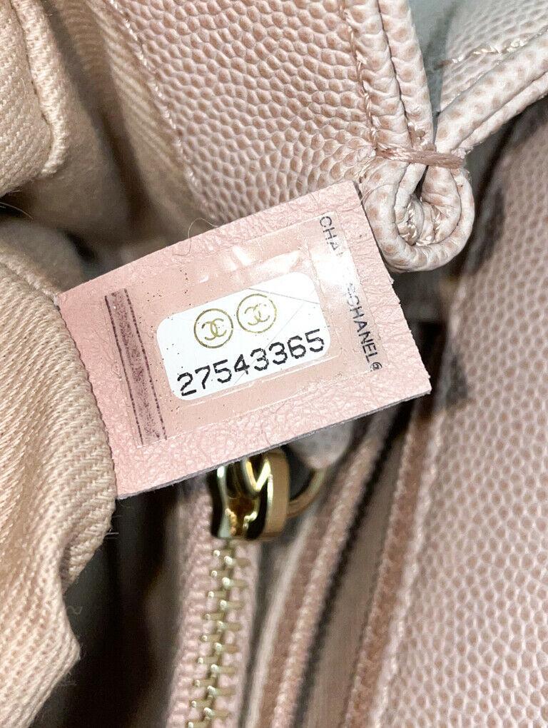 Donna DONNA DESIGNER Borsa Chanel media con patta e manico superiore - Rosa Oro in vendita