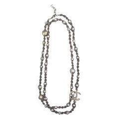 WOMENS DESIGNER Chanel Necklace – Silver