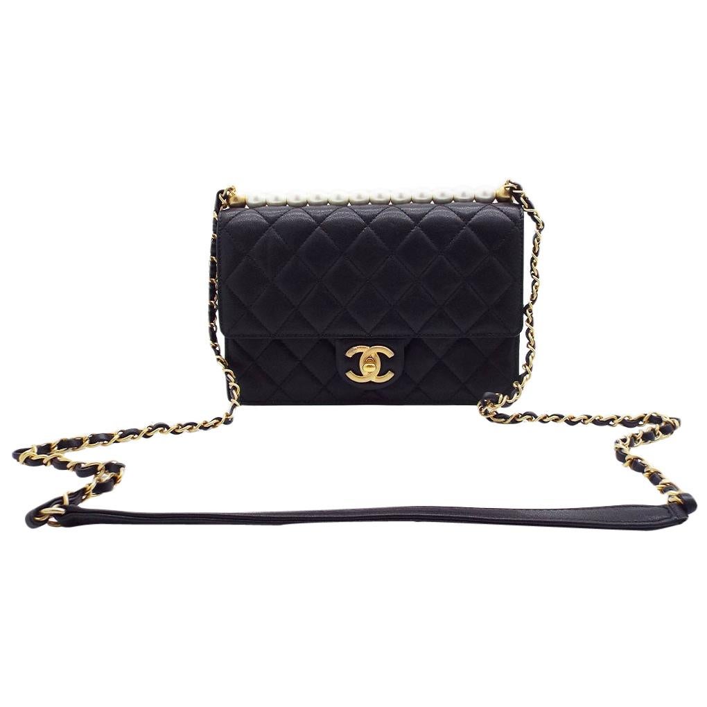 WOMENS DESIGNER Chanel Pearl Flap Bag For Sale
