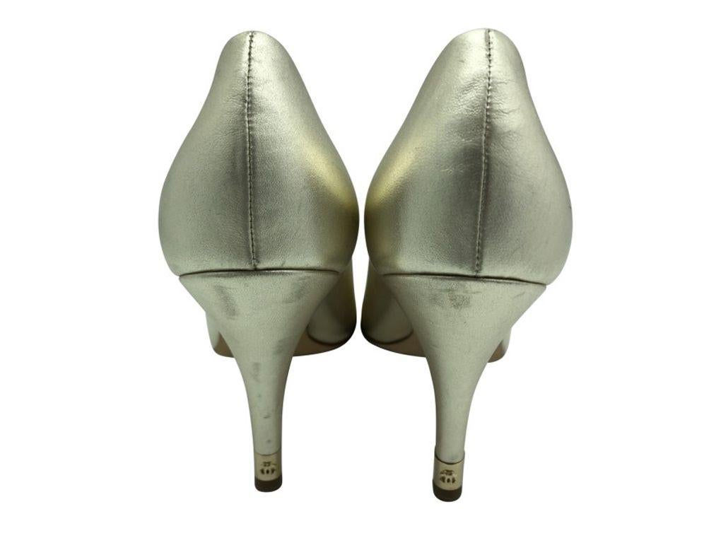 Womens Designer Chanel Pointed Heeled Shoe In Excellent Condition For Sale In London, GB
