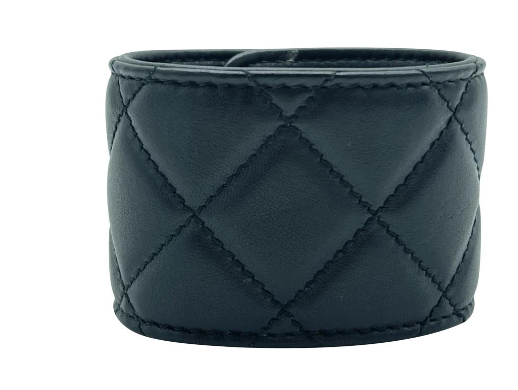 chanel leather cuff