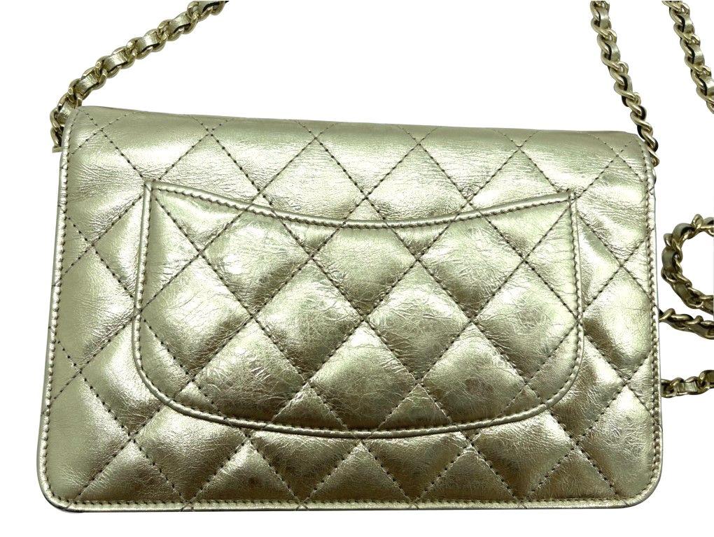 Beige WOMENS DESIGNER Chanel Reissue Wallet On Chain For Sale